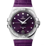 オメガ コンステレーション 123.13.35.60.60.001 パープル ステンレススチール 35mm