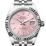 ロレックス デイトジャスト 279174 ピンク ステンレススチール+ホワイトゴールド 28mm