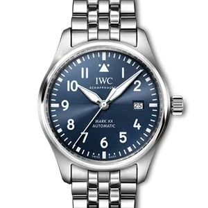 【2025年02月】IWC パイロットウォッチ IW328204 ステンレススチール 36mm ブルー 中古品