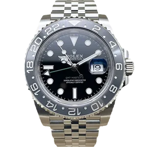 【2025年08月】ロレックス GMTマスター2 126710GRNR ステンレススチール 40mm ブラック 未使用品