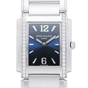 【2024年03月】パテックフィリップ トゥエンティーフォー 4910_1200A-001 ステンレススチール 30mm ブルー 中古品