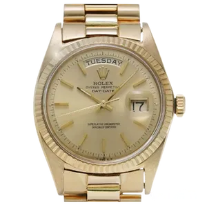 【2025年08月】ロレックス デイデイト 1803_8 イエローゴールド 36mm シャンパン 中古品