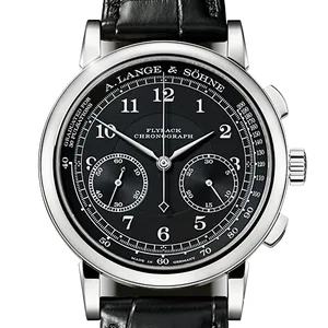 【2024年07月】ランゲアンドゾーネ 1815 414.028 ホワイトゴールド 39.5mm ブラック 中古品