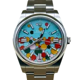 ロレックス オイスターパーペチュアル 124300 セレブレーションモチーフ ステンレススチール 41mm