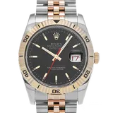 ロレックス デイトジャスト 116261 ブラック イエローゴールド 36mm