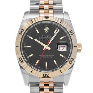 【2025年09月】ロレックス デイトジャスト 116261 イエローゴールド 36mm ブラック 中古品