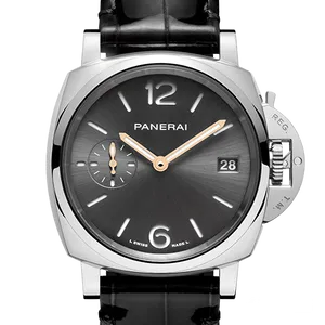 【2024年08月】パネライ ルミノール・ドゥエ PAM01247 ステンレススチール 38mm グレー 未使用品