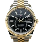 ロレックス スカイドゥエラー 336933 ブライトブラック ステンレススチール+イエローゴールド 42mm