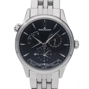 【2024年09月】ジャガー・ルクルト マスター Q1428171 ステンレススチール 39mm ブラック 中古品