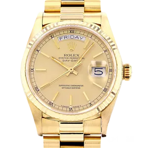 【2024年08月】ロレックス デイデイト 18038 イエローゴールド 36mm ホワイト 中古品