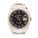 ロレックス デイトジャスト 116234 ブラック ステンレススチール 36mm