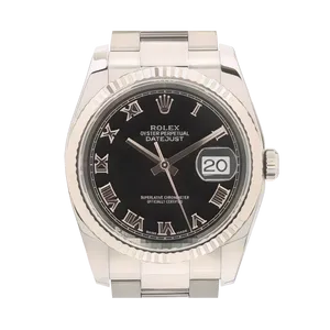 【2025年10月】ロレックス デイトジャスト 116234 ステンレススチール 36mm ブラック 中古品