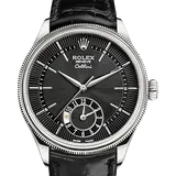 ロレックス チェリーニデュアルタイム 50529 ブラック ホワイトゴールド 39mm