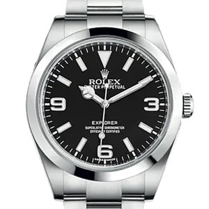 【2023年04月】ロレックス エクスプローラー1 214270 ステンレススチール 39mm ブラック 未使用品