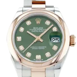 ロレックス デイトジャスト 279161 オリーブグリーン ステンレススチール+エバーローズゴールド 28mm