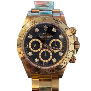 【2025年04月】ロレックス デイトナ 16528G イエローゴールド 40mm ブラック 中古品