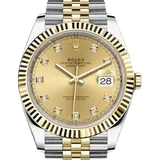 ロレックス デイトジャスト 126333 シャンパンゴールド ステンレススチール+イエローゴールド 41mm