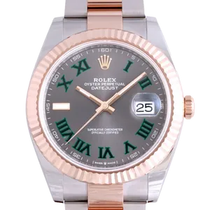 【2024年05月】ロレックス デイトジャスト 126331 ステンレススチール+エバーローズゴールド 41mm スレート 新品