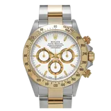 ロレックス デイトナ 16523 ホワイト ステンレススチール+イエローゴールド 40mm