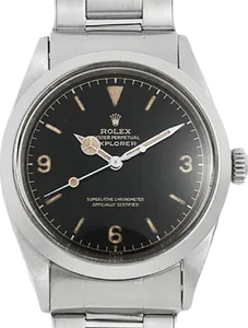 【2025年09月】ロレックス エクスプローラー1 1016 ステンレススチール 36mm ブラック 中古品