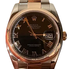 ロレックス デイトジャスト 116201 ブラック 新品