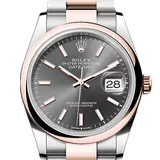 ロレックス デイトジャスト 126201 スレート ステンレススチール+エバーローズゴールド 36mm