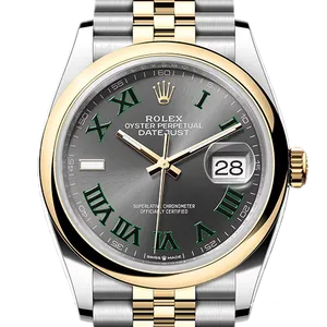 【2025年06月】ロレックス デイトジャスト 126203 ステンレススチール+イエローゴールド 36mm スレート 中古品