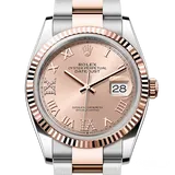 ロレックス デイトジャスト 126231 ロゼカラー ステンレススチール+イエローゴールド 36mm