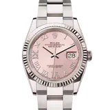 ロレックス デイトジャスト 126234 ピンク ステンレススチール+ホワイトゴールド 36mm