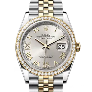【2022年11月】ロレックス デイトジャスト 126283RBR イエローゴールド 36mm シルバー 未使用品