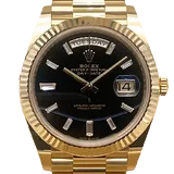 ロレックス デイデイト 228238A ブラック イエローゴールド 40mm