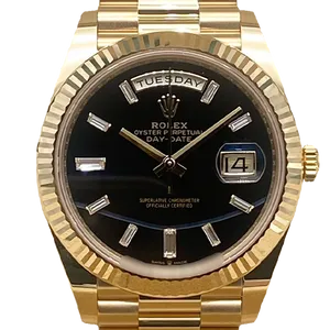 【2025年09月】ロレックス デイデイト 228238A イエローゴールド 40mm ブラック 新品