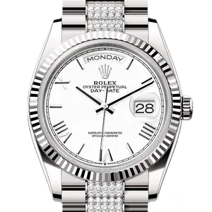 【2025年04月】ロレックス デイデイト 128239 ホワイトゴールド 36mm ホワイト 新品