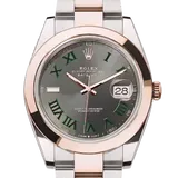 ロレックス デイトジャスト 126301 スレートローマ ステンレススチール+エバーローズゴールド 41mm