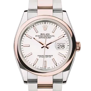 【2024年04月】ロレックス デイトジャスト 126201 ステンレススチール+エバーローズゴールド 36mm ホワイト 新品