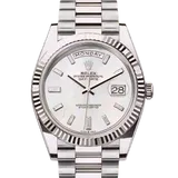 ロレックス デイデイト 228236 ホワイトマザーオブパール プラチナ 40mm