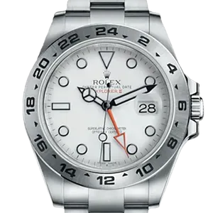 【2025年02月】ロレックス エクスプローラー2 216570 ステンレススチール 42mm ホワイト 中古品