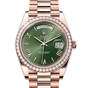 【2025年09月】ロレックス デイデイト 228345RBR エバーローズゴールド 40mm オリーブグリーン 新品