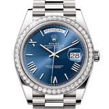 ロレックス デイデイト 228349RBR ブルーオンブレ ホワイトゴールド 40mm