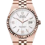 ロレックス ランドドゥエラー 127235 インテンスホワイト ハニカムモチーフ エバーローズゴールド 36mm