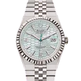 ロレックス ランドドゥエラー 127336 アイスブルー ハニカムモチーフ プラチナ 40mm