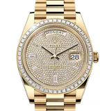 ロレックス デイデイト 228398TBR パヴェダイヤ イエローゴールド 40mm