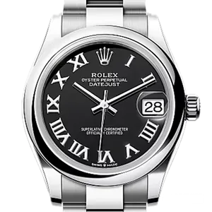 【2021年11月】ロレックス デイトジャスト 278240 ステンレススチール 31mm ブライトブラック 未使用品