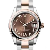 ロレックス デイトジャスト 278241 チョコレート ステンレススチール+イエローゴールド 36mm