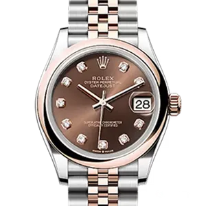 【2025年03月】ロレックス デイトジャスト 278241 ステンレススチール+エバーローズゴールド 31mm チョコレート 新品