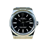 ロレックス オイスターパーペチュアル 124200 ブラック ステンレススチール 34mm