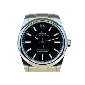 【2025年09月】ロレックス オイスターパーペチュアル 124200 ステンレススチール 34mm ブラック 未使用品