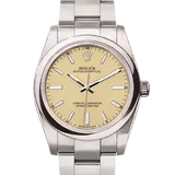 ロレックス オイスターパーペチュアル 124200 ベージュ ステンレススチール 34mm