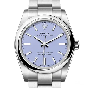 【2025年11月】ロレックス オイスターパーペチュアル 124200 ステンレススチール 34mm ラベンダー 新品