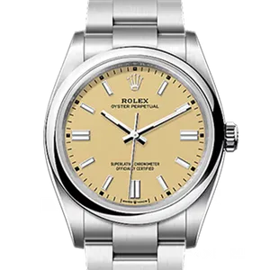 【2025年10月】ロレックス オイスターパーペチュアル 126000 ステンレススチール 36mm ベージュ 新品